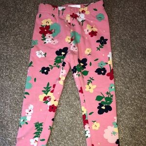 Hana Andersson Size 90 Floral leggings.